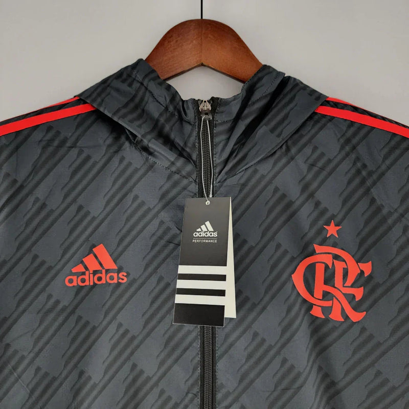 Corta-vento Flamengo Adidas - Preto