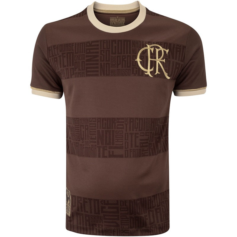Camisa Flamengo Identidade 24/25 Masculina- Marrom