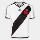Camisa Vasco Away 24/25 Torcedor Kappa Feminina - Branco e Preto