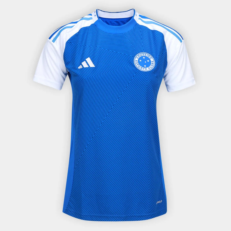 Camisa Cruzeiro I 25/26 s/n Torcedor Adidas Feminina - Azul