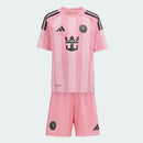 Uniforme Infantil Inter Miami I 25/26 Messi Adidas - Rosa+Pink