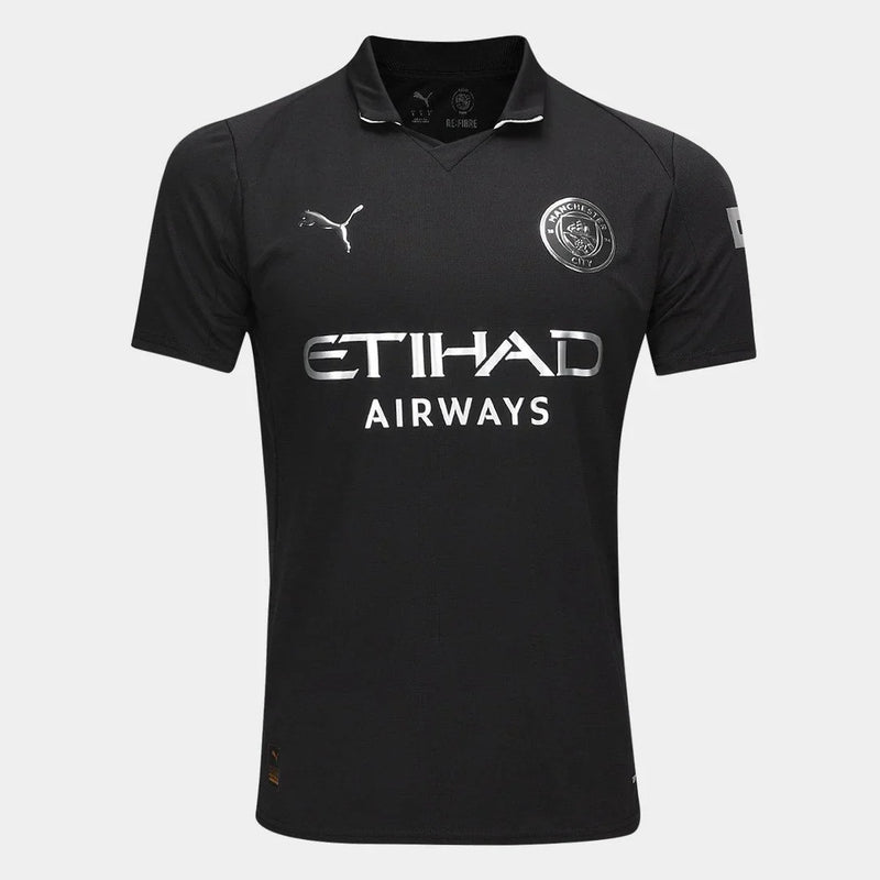 Camisa Manchester City Away 25/26 s/n Torcedor Puma Masculina - Preto
