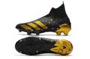 Chuteira Campo Adidas Predator Mutator + FG Black/Gold - Cano Alto