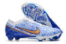 Chuteira Campo Nike Air Zoom Mercurial Vapor XV Elite FG Azul - Cano Alto