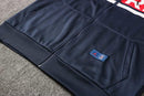 Conjunto Inverno PSG Azul e Vermelho Nike - Com Fecho e Capuz